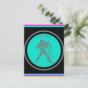 Cartão Postal Cartão-postal de Aquário