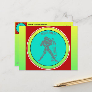 Cartão Postal Cartão-postal de Aquário