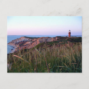 Cartão Postal Cartão-postal de Aquinnah Sunset e Farol