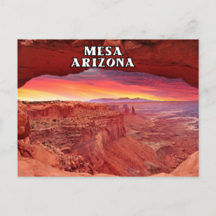 Cartão Postal Cartão-Postal De Arizona Mesa Para Viajar Em Souve