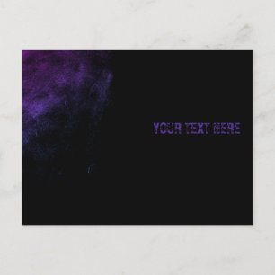 Cartão Postal Cartão-postal de Arte com Grunge Monocromático Vin