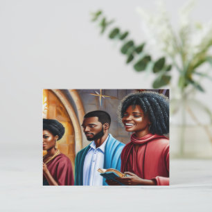 Cartão Postal Cartão-postal de Arte Cristã da Igreja Folha 2