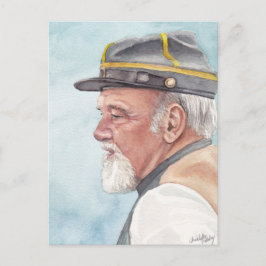 Cartão Postal Cartão-postal de Arte de Aquarela Reator