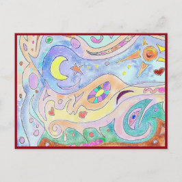 Cartão Postal Cartão-postal de Arte Driftwood