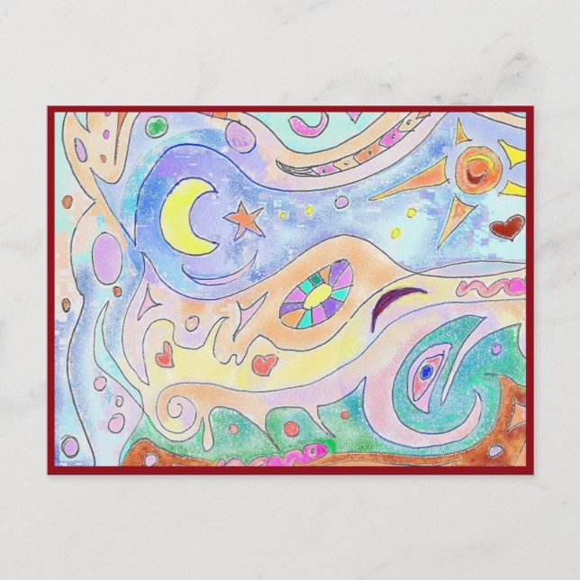 Cartão Postal Cartão-postal de Arte Driftwood (Frente)