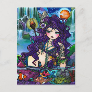 Cartão Postal Cartão-postal de Arte Marinha de Fantasia e Pirata