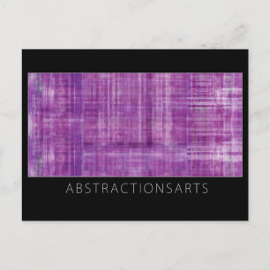 Cartão Postal Cartão-postal de Arte Moderna Roxo