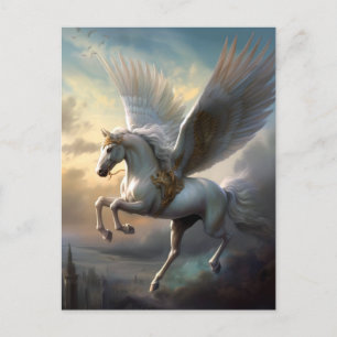 Cartão Postal Cartão-postal de Arte Pegasus Fantasy