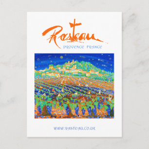 Cartão Postal Cartão-postal de Arte: Rasteau, Uma Noite de Estre