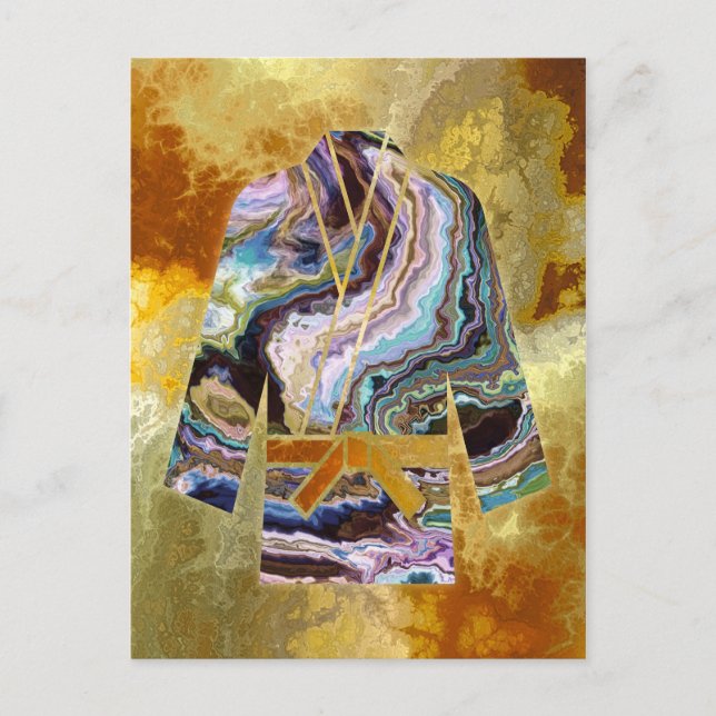 Cartão Postal Cartão-postal de Artes Marciais - Karate Judo Keik (Frente)