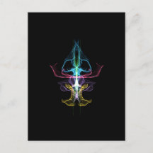 Cartão-postal de árvore elétrica