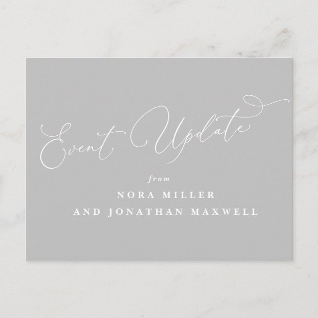 Cartão Postal Cartão-postal de Atualização Automática de Script (Frente)