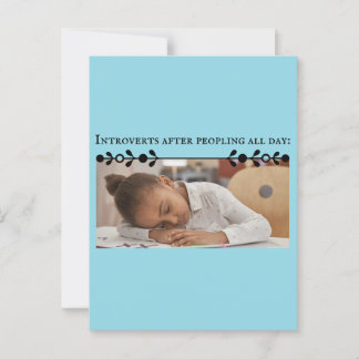 Cartão Postal Cartão-postal de aviso de introdução