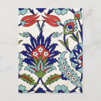 Cartão Postal Cartão-postal de azulejo turco