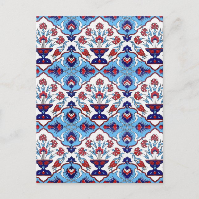 Cartão Postal Cartão-postal de azulejo turco (Frente)