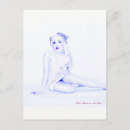 Cartão Postal Cartão-postal de Babe Vintage Menina Sexy Pin Up