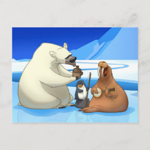 Cartão Postal Cartão-postal de Banda Jug Ártico