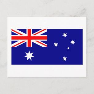 Cartão Postal Cartão-postal de bandeira australiano (australian