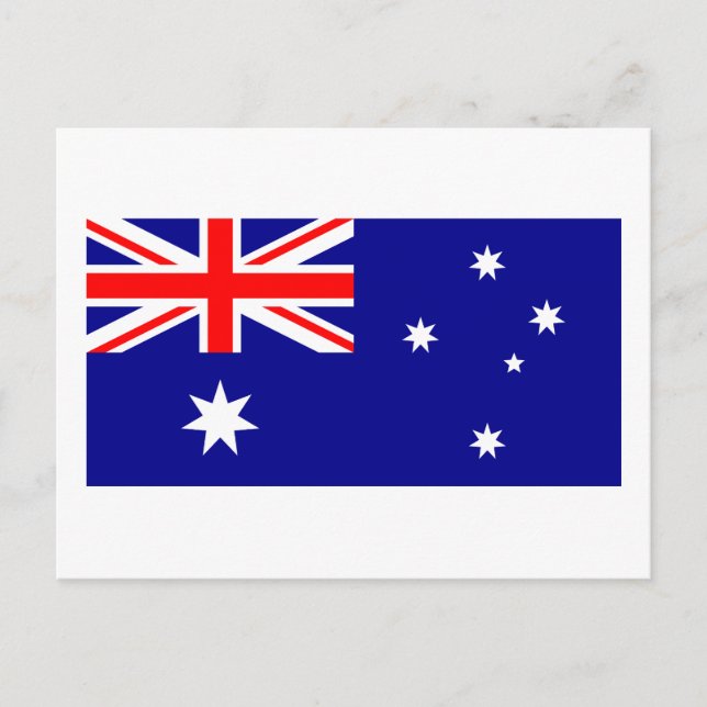Cartão Postal Cartão-postal de bandeira australiano (australiano (Frente)