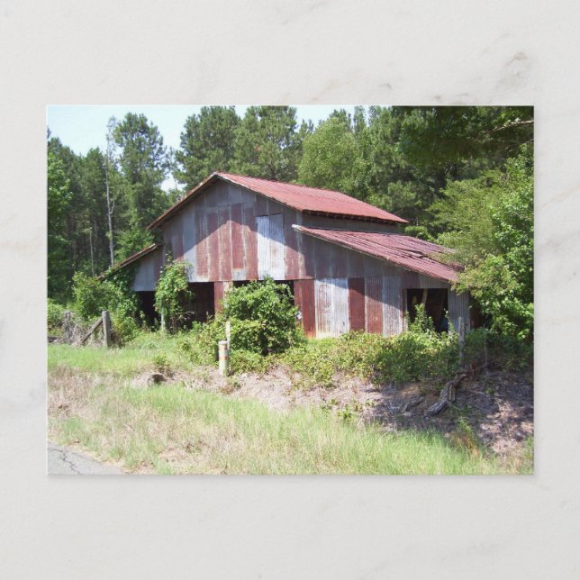 Cartão Postal Cartão-postal de Barn Enrolado (Frente)