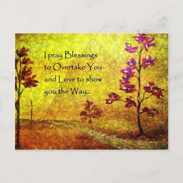 Cartão Postal Cartão-postal de Bênçãos (Frente)