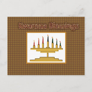 Cartão Postal Cartão-postal de Blessings Kwanzaa
