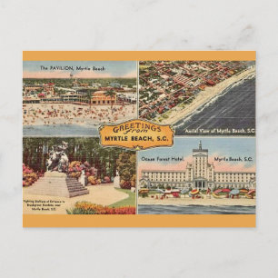 Cartão Postal Cartão-postal de Boas-vindas Cênico de Myrtle Beac