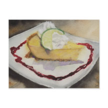 Cartão-postal de bolo de queijo
