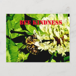 Cartão Postal Cartão-postal de bondade de abelhas