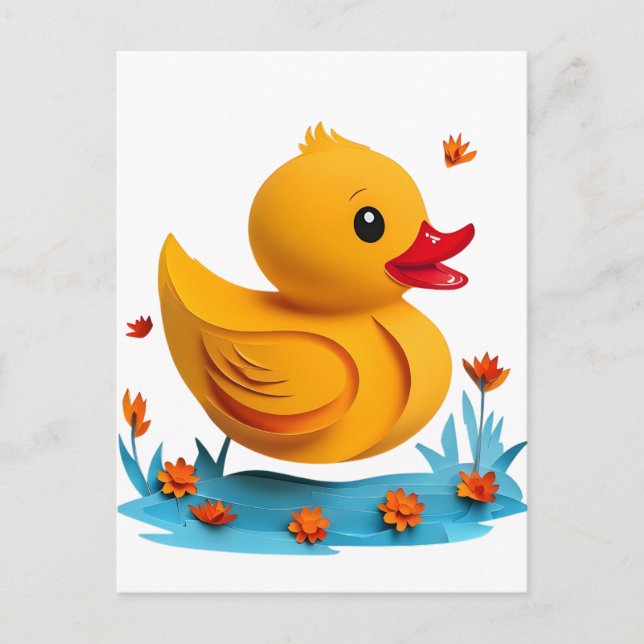 Cartão Postal Cartão-postal de borracha de fiação de papel seren (Frente)