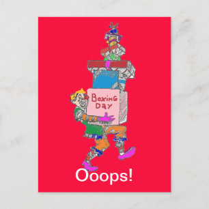 Cartão Postal Cartão-postal de Boxing Day