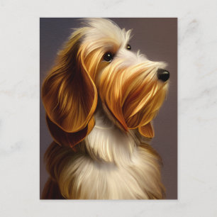 Cartão Postal Cartão-postal de cachorrinho Havanese Fofo