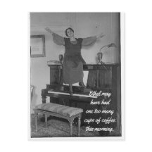 Cartão-postal de café em excesso