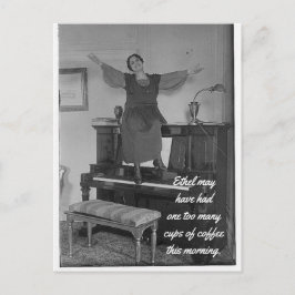 Cartão Postal Cartão-postal de café em excesso