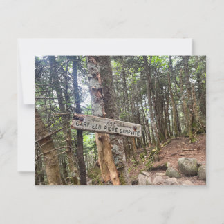 Cartão Postal Cartão-postal de Campsite Garfield Ridge Mounts Wh