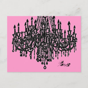 Cartão Postal Cartão-postal de candelier parisiense