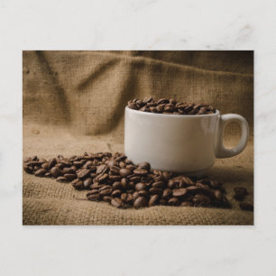 Cartão Postal Cartão-postal de caneca de café