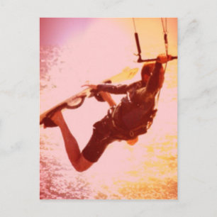 Cartão Postal Cartão-postal de captura de Kitesurfing