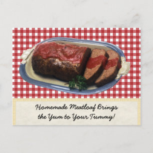 Cartão Postal Cartão-postal de carne caseira