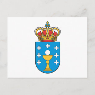 Cartão Postal Cartão-postal de Casaco de Armas da Galiza