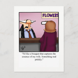 Cartão Postal Cartão-postal de Casamento e amor engraçado