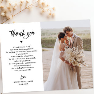 Cartão Postal Cartão-postal de casamento Elegante