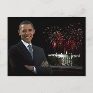 Cartão Postal Cartão-postal de celebração da posse de Obama
