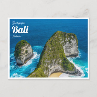 Cartão Postal Cartão-postal de Cena - Nusa Penida Bali Indonésia