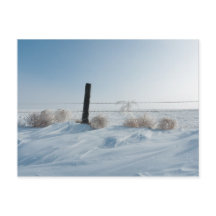 Cartão-postal de cenário de inverno