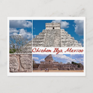 Cartão Postal Cartão-postal de Chichen Itza, México