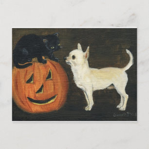 Cartão Postal Cartão-postal de "Chihuahua Halloween"