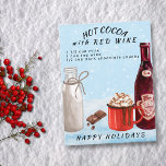 Cartão Postal Cartão-postal de chocolate quente com chocolate de<br><div class="desc">Este design pode ser personalizado na área fornecida pela alteração da foto e/ou do texto. Ou pode ser personalizado clicando em Personalizar este Modelo e, em seguida, escolhendo o clique para personalizar mais a opção e excluir ou alterar a cor do plano de fundo, adicionar texto, alterar a cor ou...</div>