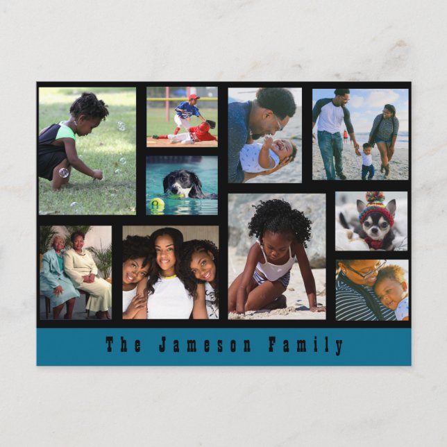 Cartão Postal Cartão-postal de colagem de fotos - HAMbyWG (Frente)