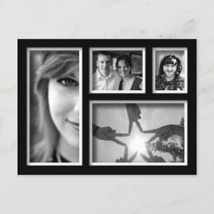 Cartão Postal Cartão-postal de Colagem Fotográfica crie